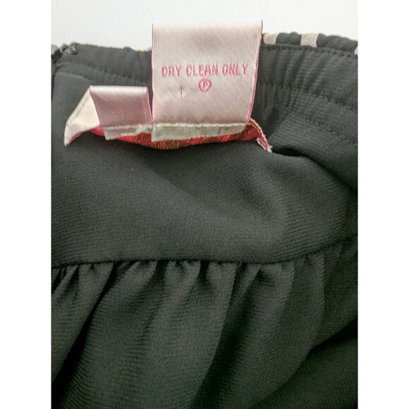 VTG Marc Bouwer Womens Silk Animal Print Halter Dress Size 8 Retro Wimsygoth - Picture 6 of 9